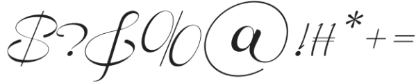 Laurindra Regular otf (400) Font OTHER CHARS