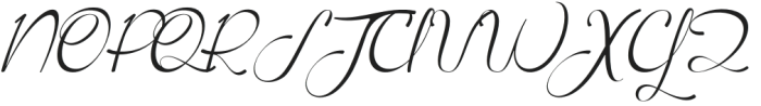 Laurindra Regular otf (400) Font UPPERCASE