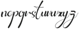 Laurindra Regular otf (400) Font LOWERCASE