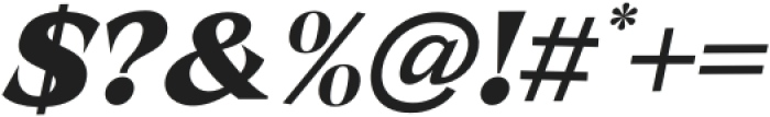 Lavani Serif Italic otf (400) Font OTHER CHARS