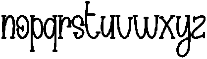 Lavender Flower Regular otf (400) Font LOWERCASE