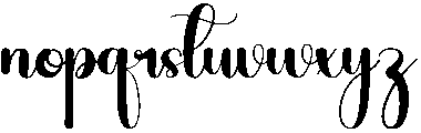 Lavender Regular otf (400) Font LOWERCASE