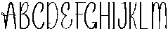 Lavender Regular otf (400) Font UPPERCASE