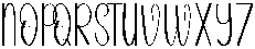 Lavender Regular otf (400) Font UPPERCASE
