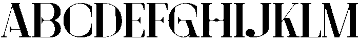 Lavender Regular otf (400) Font UPPERCASE