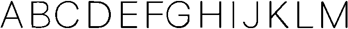 Lavender Regular otf (400) Font UPPERCASE
