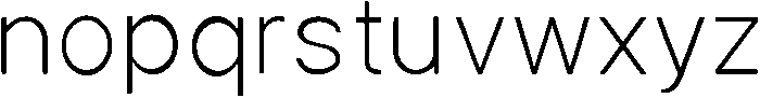 Lavender Regular otf (400) Font LOWERCASE