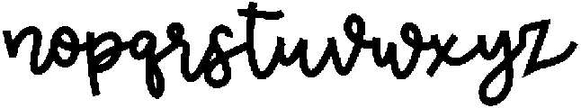 Lavender Sky Script Regular otf (400) Font LOWERCASE
