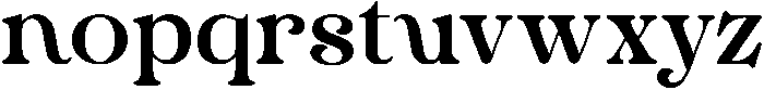 Laveno Qauline Regular otf (400) Font LOWERCASE