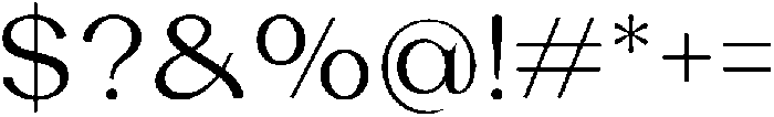 Laviossa Nova Light otf (300) Font OTHER CHARS