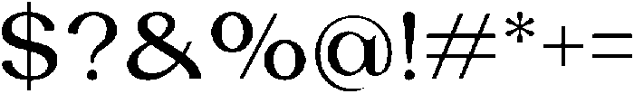 Laviossa Nova Regular otf (400) Font OTHER CHARS