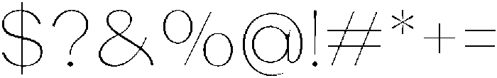 Laviossa Nova Thin otf (100) Font OTHER CHARS