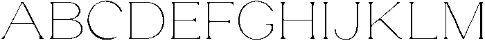 Laviossa Nova Thin otf (100) Font UPPERCASE