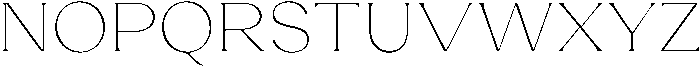 Laviossa Nova Thin otf (100) Font UPPERCASE