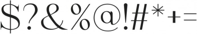 Lavish otf (400) Font OTHER CHARS