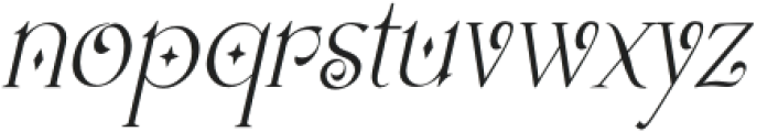 Lavolta Swash Deco Italic otf (400) Font LOWERCASE