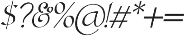 Lavolta Swash Italic otf (400) Font OTHER CHARS
