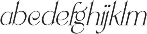Lavolta Swash Italic otf (400) Font LOWERCASE