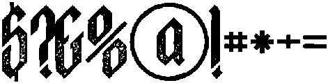Lawless Grunge otf (400) Font OTHER CHARS