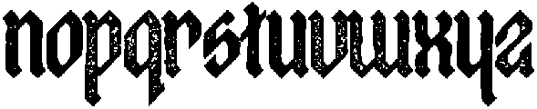 Lawless Grunge otf (400) Font LOWERCASE