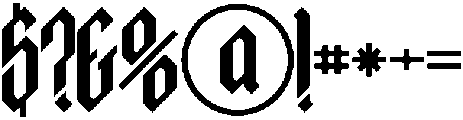 Lawless otf (400) Font OTHER CHARS