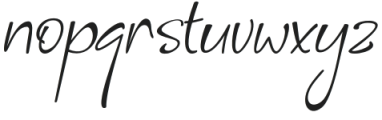 Lawnasa Regular otf (400) Font LOWERCASE