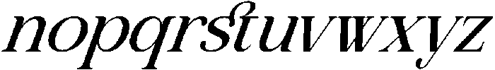 Lawthis Oblique otf (400) Font LOWERCASE