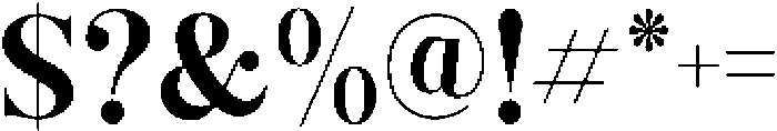 Laxbn otf (400) Font OTHER CHARS