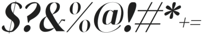 Laxical Italic otf (400) Font OTHER CHARS