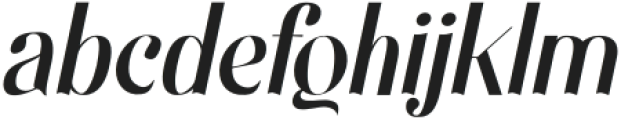 Laxical Italic otf (400) Font LOWERCASE