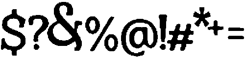 Laxuru ttf (400) Font OTHER CHARS