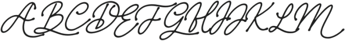 Layshy Italic otf (400) Font UPPERCASE