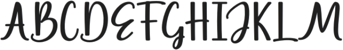 Laythis Regular otf (400) Font UPPERCASE