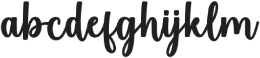 Laythis Regular otf (400) Font LOWERCASE