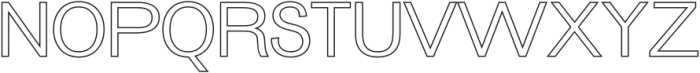 Lazario Outline otf (400) Font UPPERCASE