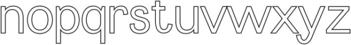 Lazario Outline otf (400) Font LOWERCASE