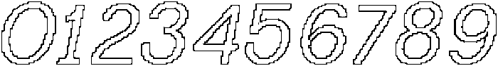 Lazario Pixel Outline otf (400) Font OTHER CHARS