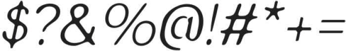 LazarioBlur-Italic otf (400) Font OTHER CHARS