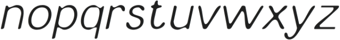 LazarioBlur-Italic otf (400) Font LOWERCASE
