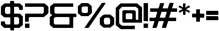 Lazeron otf (400) Font OTHER CHARS