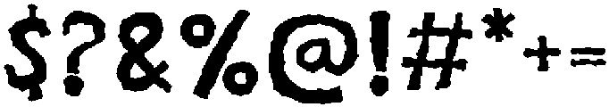 Lazy Busy Cut Regular otf (400) Font OTHER CHARS