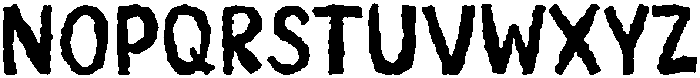 Lazy Busy Cut Regular otf (400) Font UPPERCASE