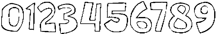 Lazy Club Outline otf (400) Font OTHER CHARS