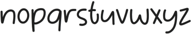 Lazy Journal Regular otf (400) Font LOWERCASE