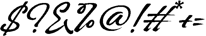 Lazy Monday otf (400) Font OTHER CHARS