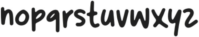 Lazy Note Regular otf (400) Font LOWERCASE