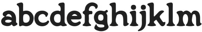 Lazy Worker Regular otf (400) Font LOWERCASE