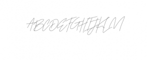 LAMORE-SignScript2.otf Font UPPERCASE