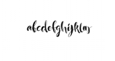 LAYLA Brush typeface (UPDATE) Font LOWERCASE