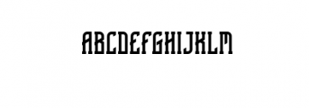 LAYOVER.otf Font UPPERCASE